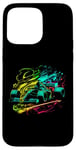 Coque pour iPhone 15 Pro Max Équipement de voiture Formula Race pour les fans et les pilotes de course à roues ouvertes