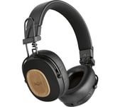 House Of Marley Positive Vibration Riddim Wireless Bluetooth Noise-Cancelling Headphones - Black, Black