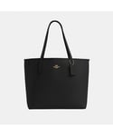 Coach Womens City Tote in Double Face Leather Bag - Black - One Size