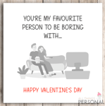 Valentines Day Card for Boyfriend Girlfriend Wife Husband Joke Valentine's Funny