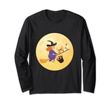 Fun Room On A Broom Halloween T-Shirt Long Sleeve T-Shirt