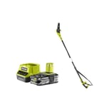 Pack RYOBI Elagueur à chaine sur perche 18V One+ OPP1820 - 1 Batterie 2.5Ah - 1 Chargeur rapide RC18120-125