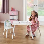 Liberty House Toys Kids Unicorn Table and 2 Chairs Set