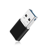 Rocketek En Aluminium Mini usb 3.0 lecteur de carte mémoire adaptateur pour TF micro SD pc ordinateur portable - Type Black