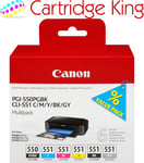 Canon CLI-551 & PG-550 Multipack Printer Ink Cartridges (cardboard)