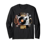 80's Vinyl Records Player Long Sleeve T-Shirt