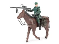 World Peacekeepers 1:18 Militær Actionfigur + Dirtbike