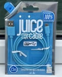 JUICE CHARGER CABLE LEAD 1.5M USB-A TO MICRO USB MOBILES TABLETS EARPHONES