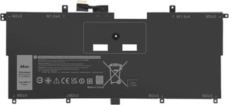 7.6V/46WH NNF1C Batterie pour Ordinateur Portable Dell XPS 13 9365 Dell XPS 13 9365 2-in-1 2017 XPS 13-9365-D1 805TS NNF1C 0NNF1C HMPFH 0HMPFH NP0V3 P71G P71G001.[G412]