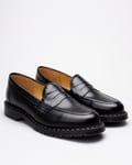 Solovair, Penny Loafer-Black Hi-Shine