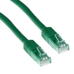 Vihreä 2 metrin U/UTP CAT6 patch-kaapeli RJ45-liittimillä