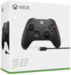 Microsoft Xbox Wireless Controller + USB-C Cable for Xbox Series X, Xbox One, an