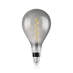 OSRAM Vintage Edition 1906 Ampoule LED à Filament Spirale | Culot E27 | Forme Oval 160mm Smoke | Dimmable | Blanc Chaud 1800K | 5W (équivalent 12W)