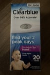 Clearblue Digital Ovulation Test Sticks Fertility Kit 20 Tests Over 99% Accurate