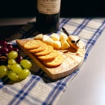 Wooden Cheese Serving Board Wedge Platter Display Tray Mouse Home Decor Gift