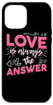 iPhone 13 Pro Max Love always is answer heart leaf sweet Valentine's Day Case