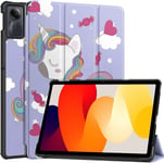 Pour Xiaomi Redmi Pad Se Coque,Tablette Étui Housse Pour Redmi Pad Se 11 Pouces 2023,Licorne