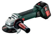 Metabo Vinkelsliper W 18 LTX 125 Quick Komplett