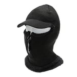 ZCZWQ Nouveau Hiver épais Bouchon d'équitation de Velours Coupe-Vent Bonnet de Laine Protège-Cou Double Chapeau Tricot Homme Mme Froid au Chaud (Color : 3)