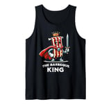 Barbeque King Funny Barbecue Lovers Saying Grilling Quote Tank Top