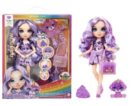 Rainbow High Violet Purple with Slime Kit & Pet 11'' Shimmer Doll Toy New W Box