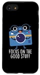 Coque pour iPhone SE (2020) / 7 / 8 Focus On Good Stuff Jeu de mots amusant pour appareil photo