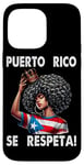 iPhone 14 Pro Max Puerto Rico Se Respeta Afro Boricua Queen Crown PR Flag Case