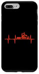 Coque pour iPhone 7 Plus/8 Plus Trucker Heartbeat Truck Driver Heartbeat