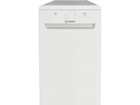 Indesit Oppvaskmaskin | Df9e 1B10 | Frittstående | Bredde 45 Cm | Antall Rom 9 | Antall Programmer 6 | Energieffektivitetsklasse F | Hvit