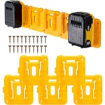 10-pack Batterihållare för Dewalt 20V 60V Batteri Dockhållare Passar för DCB200 DCB203 DCB205 DCB206 Batterier