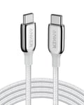 USB C Cable, Anker PowerLine+ III USB C to USB C (6ft) USB-IF Certified Cable, 60W Power Delivery PD Charging for Apple MacBook, iPad Pro 2020, iPad Air 4, Google Pixel 4a, and More Type-C Devices