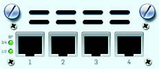 SOPHOS – 4 PORT GBE COPPER - 2 BYPASS GROUPS FLEXI PORT MODULE (FOR XG 2XX/3XX/4XX ONLY) (SGCZTCHF