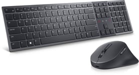 DELL KM900 clavier Souris incluse Bureau RF sans fil + Bluetooth AZERTY Français Graphite - Neuf