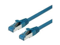 Value VALUE - Patch- Cable - RJ- 45 (M) to RJ- 45 (M) - 7 m - SFTP, PiMF - CAT 6a - halogen free, shaped, without Haken, aground - blue (21.99.1956)