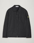 Stone Island Nylon Metal Zip Overshirt Black