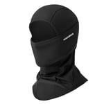 ROCKBROS Cagoule Moto Polaire Balaclava Hiver Tour de Cou Homme Femme Coupe-Vent Respirant Thermique Motif/Filtre Masque pour Vélo Ski Running Snowboard Chaud sous Casque 9 Couleurs-Noir