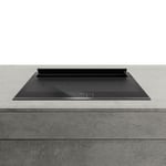 Airforce Visio Plus 90cm Filtering Rear Downdraft Hob, Vertical rear Motor with Touch Control