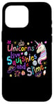 Coque pour iPhone 16 Pro Max Unicorn Girls Teens Love Squishies & Slime Wish Squishy Fun