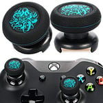 Playrealm FPS Bâton Prises de Pouce Thumbstick Grip et Prolongateur Impression Caoutchouc Silicone Poignée Couvrir 2 ensembles pour Manette Xbox Series X/S et Xbox One(Tentacule démon des profondeurs)