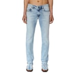 Diesel SLEENKER Mens Denim Jeans - Light Blue - Size 36W/32L