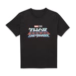 Marvel Thor - Love and Thunder Logo Unisexe T-Shirt - Noir - S