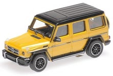 MINICHAMPS - Voiture 4x4 MERCEDES AMG G65 de 2015 de couleur jaune - 1/87 - M...