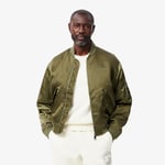 Lacoste Bomber déperlant rembourré Taille 50 - M Vert Kaki