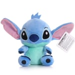 Cartoon Blå Rosa Stitch Plyschdockor Anime Leksaker Lilo Och Stitch 20cm Stitch Plysch Stoppade Leksaker Julgåvor För Barn A Blue