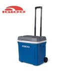 Igloo Latitude 30qt - 28lt Ice Chest Cooler Cool Box Wheeled Roller Indigo Blue