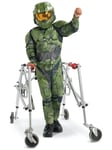 Master Chief Infinite Adaptive Halo Video Game Child Boys Costume M