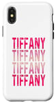 iPhone X/XS Tiffany First Name I Love Tiffany Vintage Groovy Birthday Case