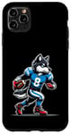 Coque pour iPhone 11 Pro Max Wolf Football américain pour garçons