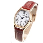 ORIENT Watch io LIGHTCHARGE RN-WG0014S Solar Women's Brown Leather Band NEW