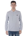 Polo Kenzo chemise coton homme gris 4BA5PO101 93PG taille M